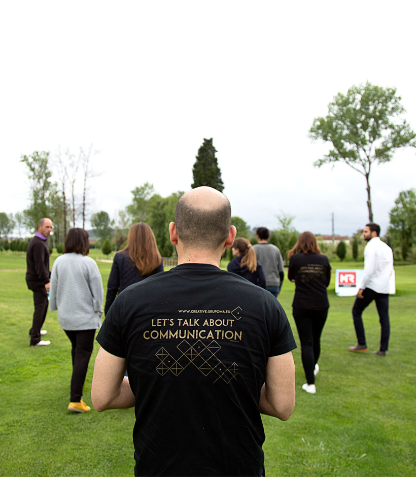 Hoje a nossa criatividade foi expressa no campo de Golf