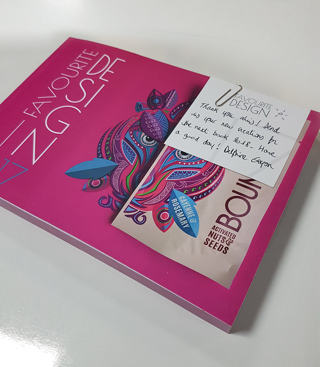 Temos 3 projetos destacados no livro Favourite Design de 2017!