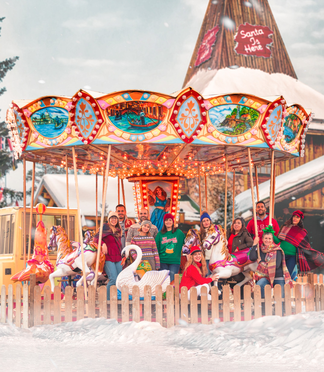 Luz e criatividade inspiram o Natal da M&A Creative Agency